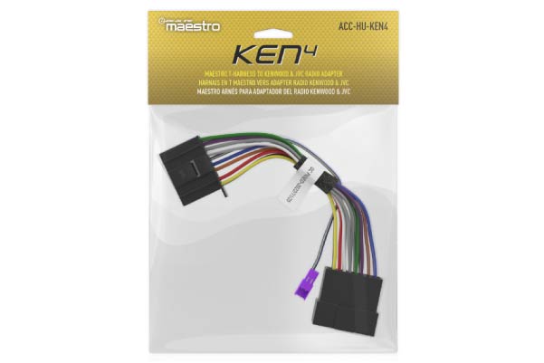  ACC-HU-KEN4 / Head unit adapter harness for Kenwood & JVC radios